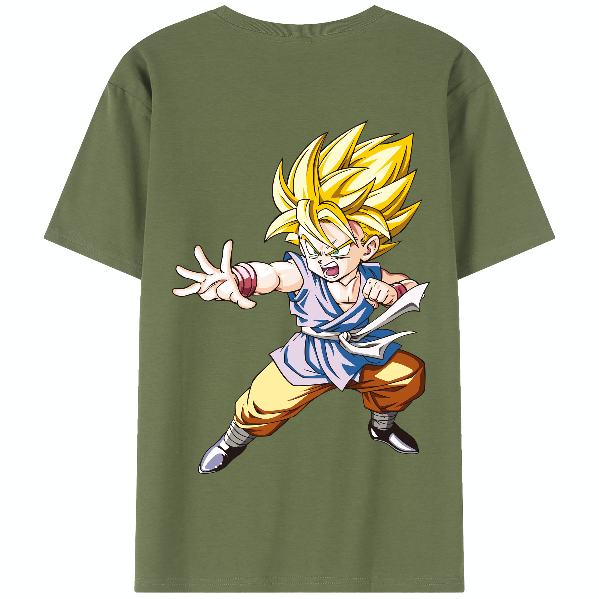 （画像用） ドラゴンボール ベジット DRAGON BALL Vegetto 綿100％半袖Tシャツ（背面プリント）